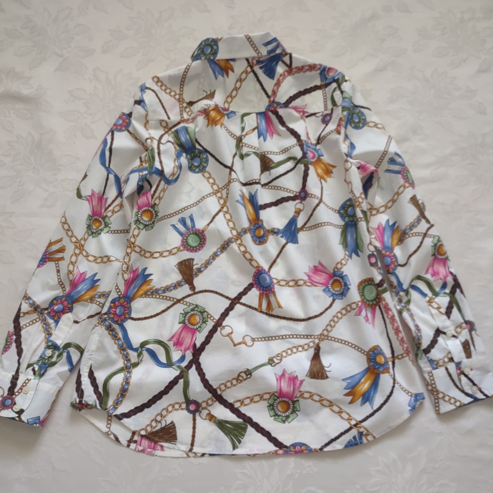 Talbots Links And Ribbons Chain Link Equestrian P… - image 7